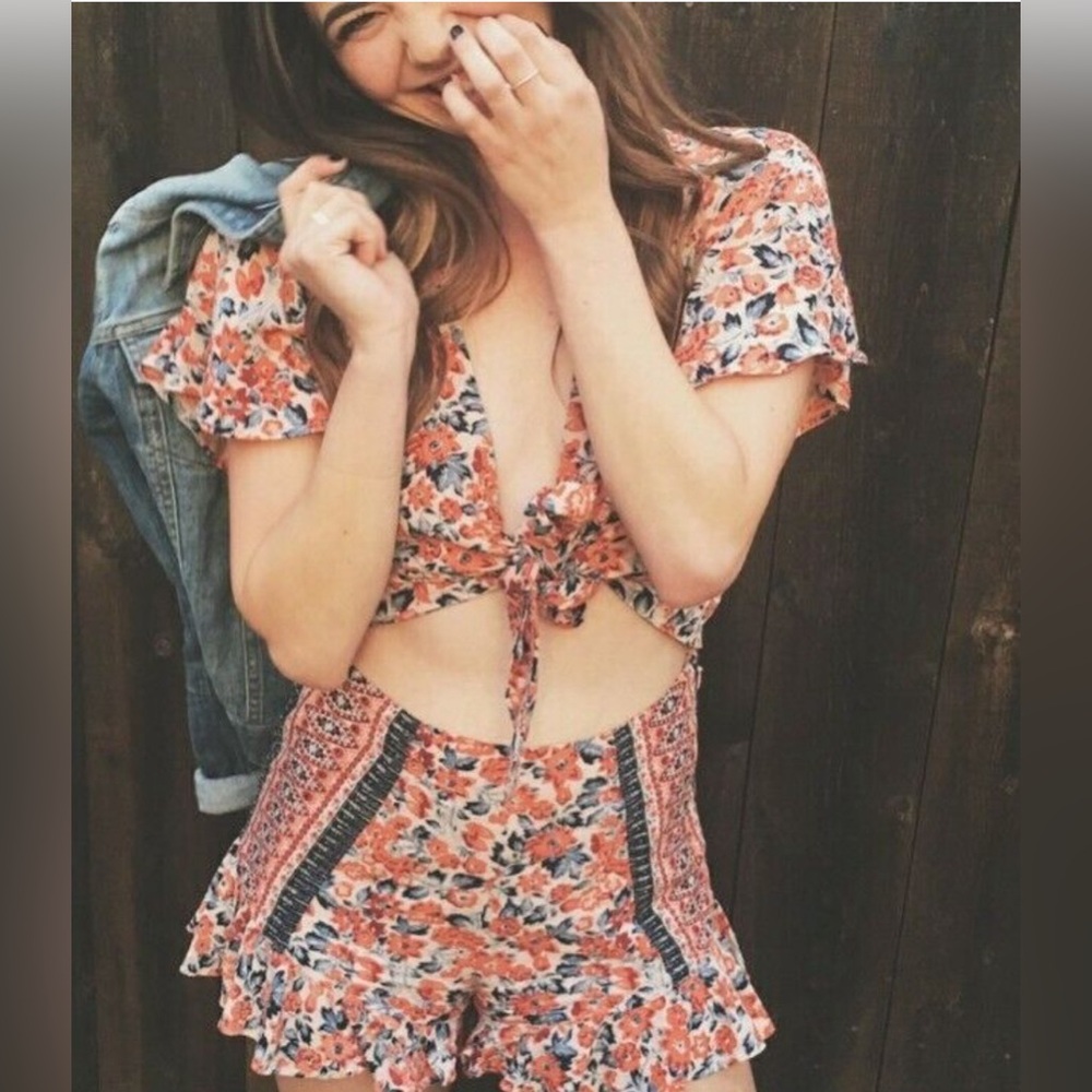 free people SURF DATE romper .